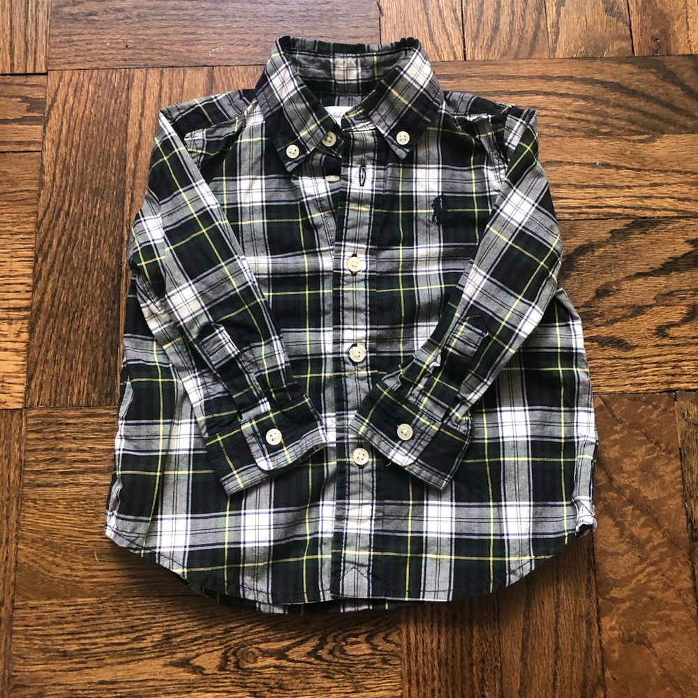 Ralph Lauren Boys Classic Button Down 12 months